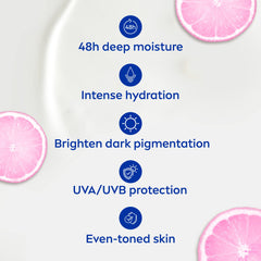 NIVEA Body Lotion Even Tone, Natural Fairness Complex & Vitamin C, All Skin Types, 2x400ml