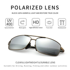 SUNGAIT Ultra Lightweight Rectangular Polarized Sunglasses UV400 Protection