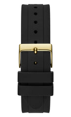 GUESS Women's Analog Watch Black Silicone Strap (Model: GW0257L1)