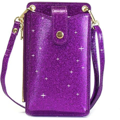 Valentoria Women's Crossbody Bag , Small Leather Shoulder Purse with Card Wallet and Lanyard Case