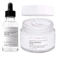Asterwood Argireline Serum 1 oz + Hyaluronic Acid Moisturizer 1.7 oz