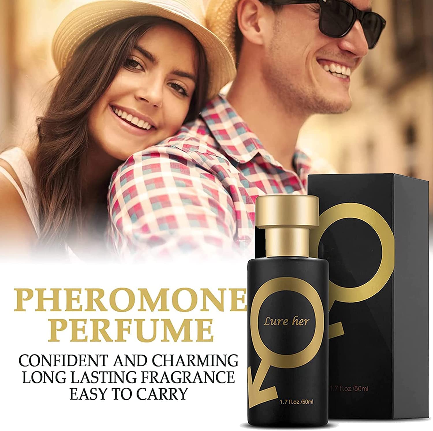 Venom-Love Cologne Pheromone Perfume for Men Lure Her Perfume Spray, Golden Lure Pheromone Perfume for Men and Women, Long-Lasting Pheromone Perfume