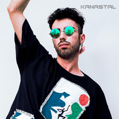 KANASTAL Hippie Round Polarized Sunglasses for Women Men, Small Circle Sun Glasses Classic Vintage Retro Shades Metal Frame UV400 Protection