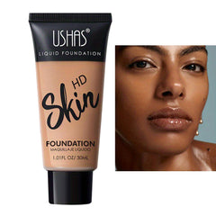 Matte Liquid Foundation,30 Ml Face Foundation Makeup | Powder Foundation Full Coverage for All Skin Types, Matte Hydrating Waterproof Foundation for a Naturally Perfect Look