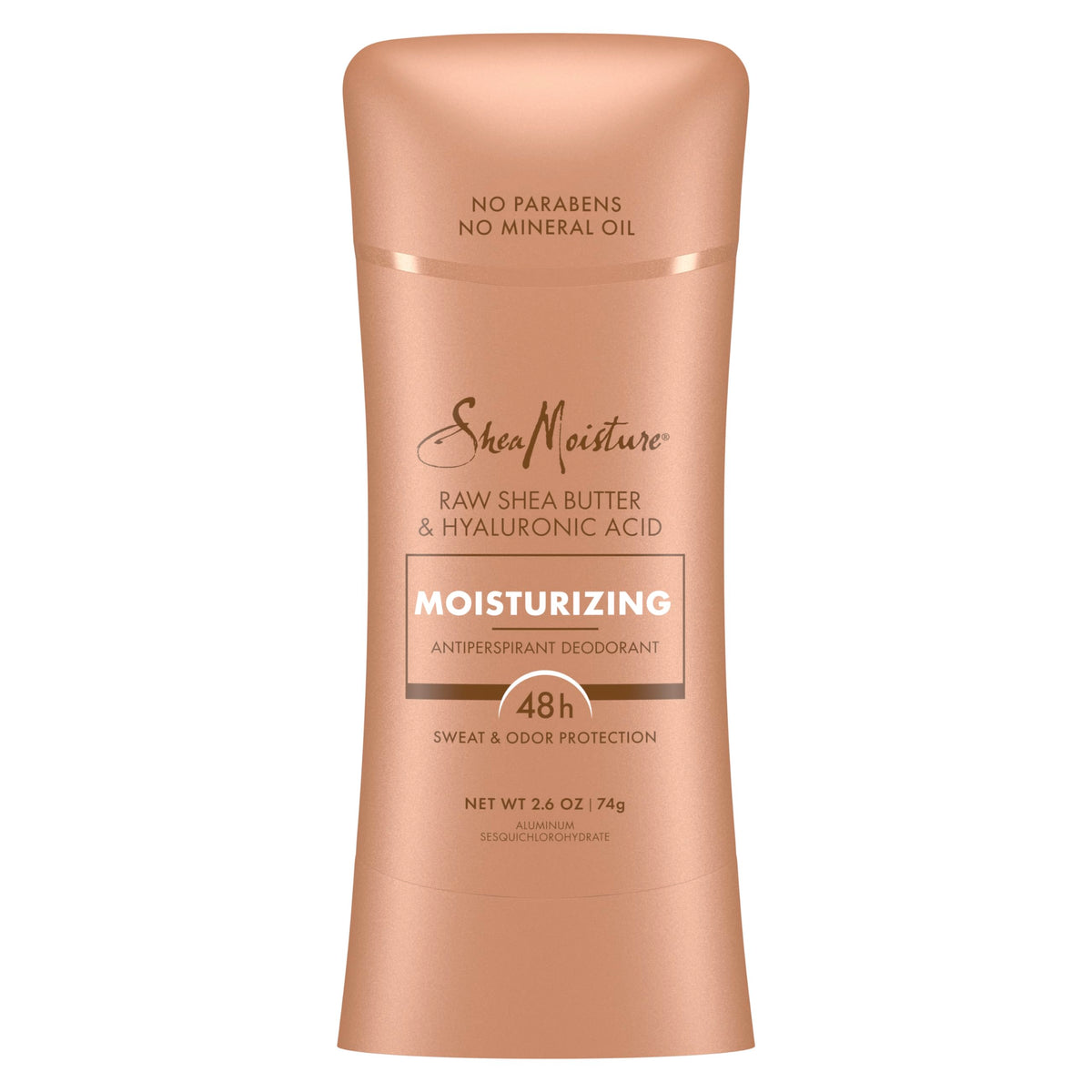 Shea Moisture 48-Hour Sweat & Odor Protection Antiperspirant Deodorant Stick, Nourishes Without Parabens or Mineral Oils, 2.6 oz