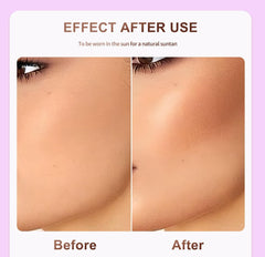 NALACAL Bronzer Tanning Foundation, Lightweight Full Coverage Bronzer Liquid Foundation Makeup, Waterproof Sweat-Proof Transfer-Proof, Natural Glow Matte Finish, All Skin Types (#02 Drak Bronzer)
