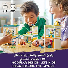 LEGO 41731 Friends Heartlake International School Playset, Building Toy for Kids, Girls and Boys with 5 2023 Character Mini-Dolls & Accessories, Birthday Gift Idea