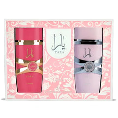 Lattafa 2 Piece Gift Set, 5th Anniversary  (Yara Eau de Parfum, 3.4 Fl Oz + Yara Candy Eau De Parfum - 3.4 Fl Oz)