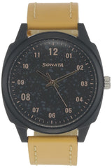 Sonata Volt+ Analog Black Dial Men's Watch NM77086PL01 / NL77086PL01/NP77086PL01W
