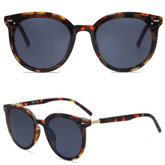 SOJOS Classic Retro Round Sunglasses Women Men Large Glasses SJ2067
