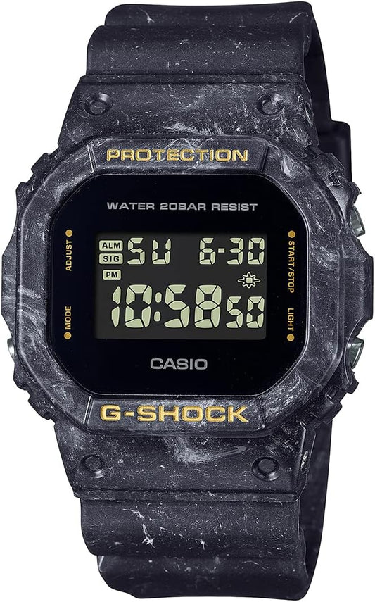 Casio G-Shock Watch - DW-5600WS-1DR Black Dial, Black Band