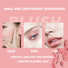 Excefore Blush Powder Makeup, Matte Blush Natural Glow Blush Lightweight Smooth Long-lasting