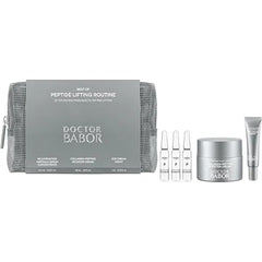 BABOR DOCTOR Peptide Lifting Routine, Skincare Set for Mature Skin, Anti Aging, Anti Wrinkles, with Ampoule, Eye Cream & Face Cream, 3 Pieces