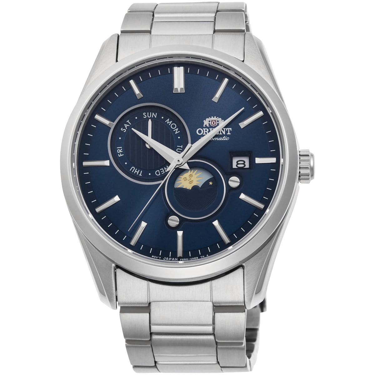 Orient Men's Japanese Automatic/Hand-Winding Watch Dress Watch with Sapphire Crystal Model: RA-AK03