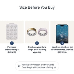 Oura Ring 4 Sizing Kit - Size Before You Buy Oura Ring 4 - Unique Sizing