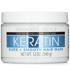Advanced Clinicals Keratin Treatment Mask (354 ml)