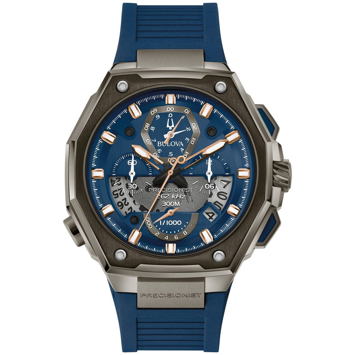Bulova Men's Series X High Precision Quartz Chronograph Watch, Sapphire Crystal, Continous Sweeping Secondhand - Bulova