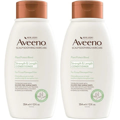 Aveeno Plant Protein Blend Conditioner, for Strong Healthy-Looking Hair, 12 fl oz (Pack of 2)