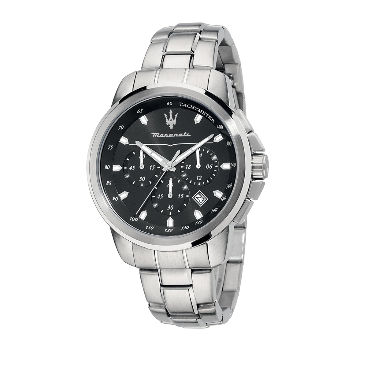 Maserati Men's Watch, Successo Collection, Quartz Movement, Chronograph, Stainless Steel Watch - R8873621001 - Silver