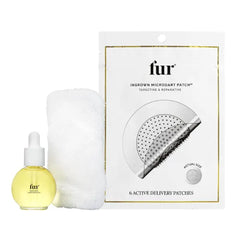 Fur Ingrown Concentrate and Microdart Patches Bundle: Smoothe, Soothe, and Treat Ingrown Hairs and Effectively Clear Up Ingrown Hair Bumps