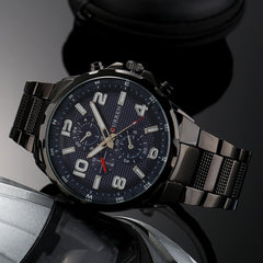 CURREN Original Men's Sports Waterproof Stainless Steel Quartz Wrist Watch 8276
