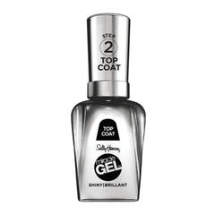 Sally Hansen Miracle Gel™, Shiny Top Coat, Long Lasting, Gel-Like Formula, No UV Lamp Needed, Clear Nail Polish - 14.7ml