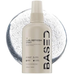 BASED Curl Refresh Spray Instantly Refresh & Define Curls Without Buildup Lightweight Hydrating Formula with Bamboo & Hibiscus Extract Non Toxic, Paraben Free 6.8 fl oz, Pack of 1