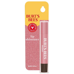 Burt’s Bees Lip Shimmer Peony; Warm, Luminescent Color; High Impact, Instant Moisture; with Shea and Cocoa Butters; 100% Natural Origin (Packaging May Vary)