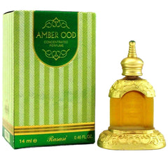 Rasasi Amber OOD Eau de Parfum - 14 ml (for Men, Women, Boys, Girls)