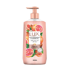 Lux Perfumed Hand Wash, Satin Grapefruit and Almond Oil, for Fragrant, Soft & Clean Hands, 500ml