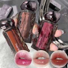 Lip Gloss, Shine Gloss Lip Gloss Set, 3 Colors Moisturizing Lip Gloss with Smooth and Hydrating Glass Finish, Liquid Lip Color for Glossy Hydrating Lips, Makeup Set for Girls and Women