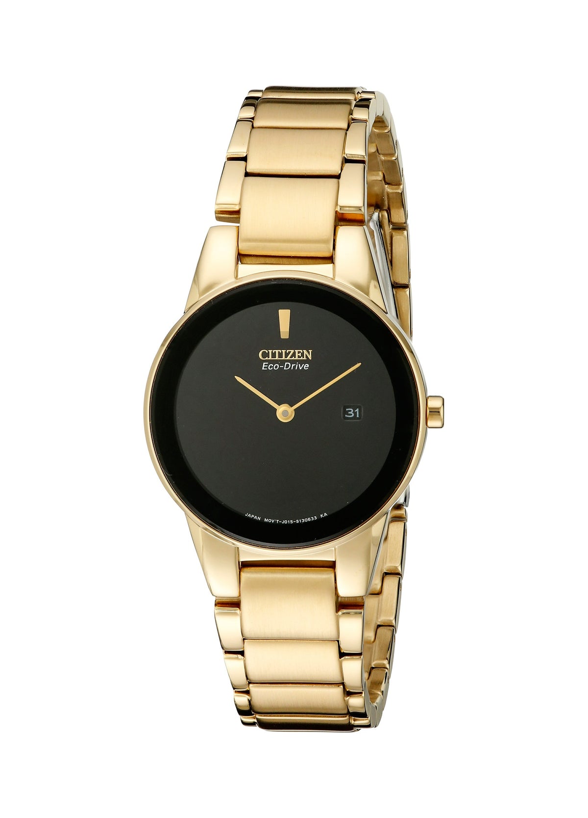 Citizen Eco-Drive Women's GA1052-55E Axiom Analog Display Gold Watch