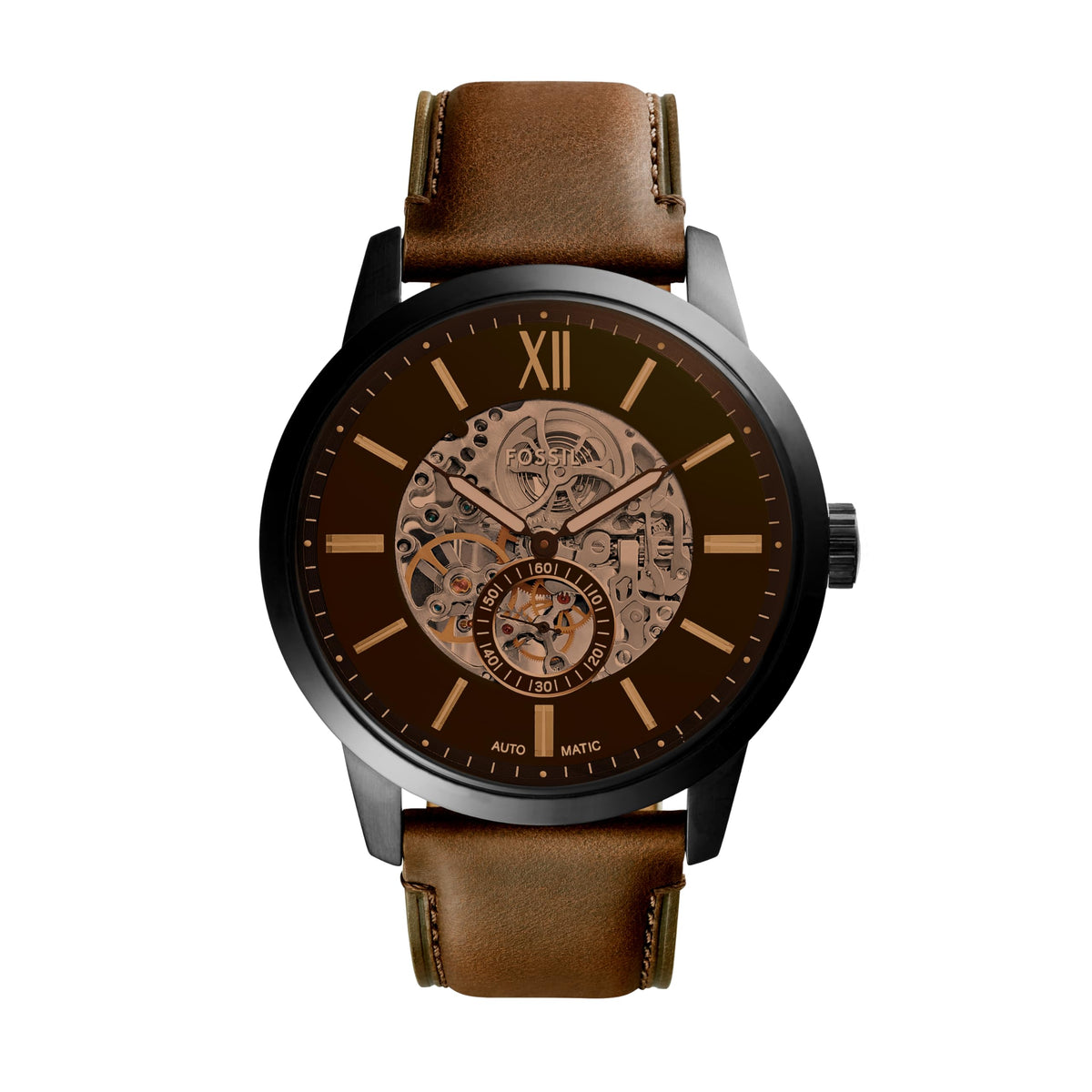 Fossil Townsman Analog Black Dial Men's Watch-ME3155, Brown, Free Size