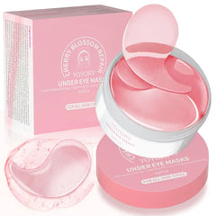 YOYORY Under Eye Patches Masks - for Fine Lines with Collagen and Hyaluronic Acid, Dark Circles, Eye bags ,and Fade Wrinkles, puffiness Smoothing Skin Care for Women and Men, (60 Pcs) Pink