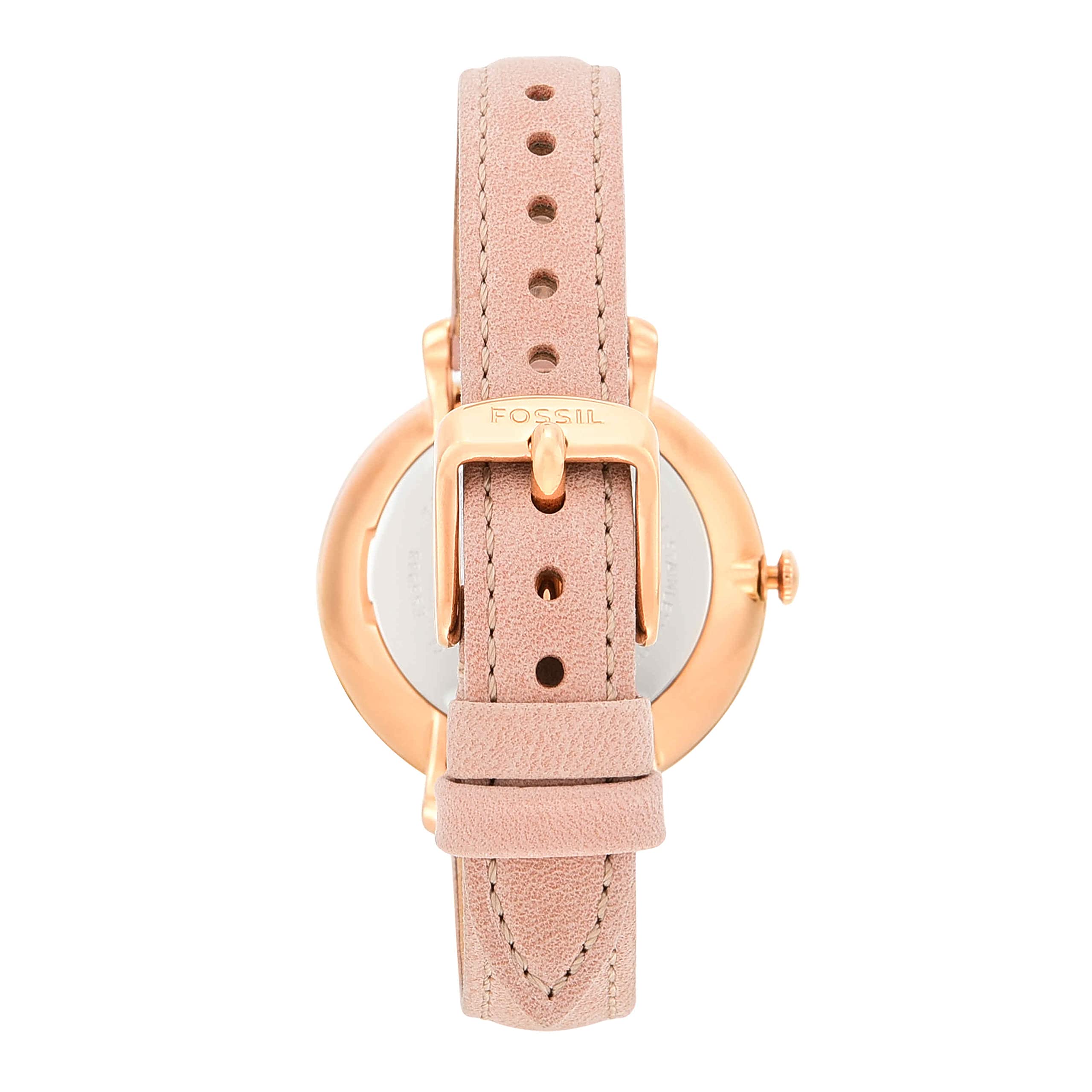 Fossil Women s Jacqueline Stainless Steel Quartz Watch Rose Gold