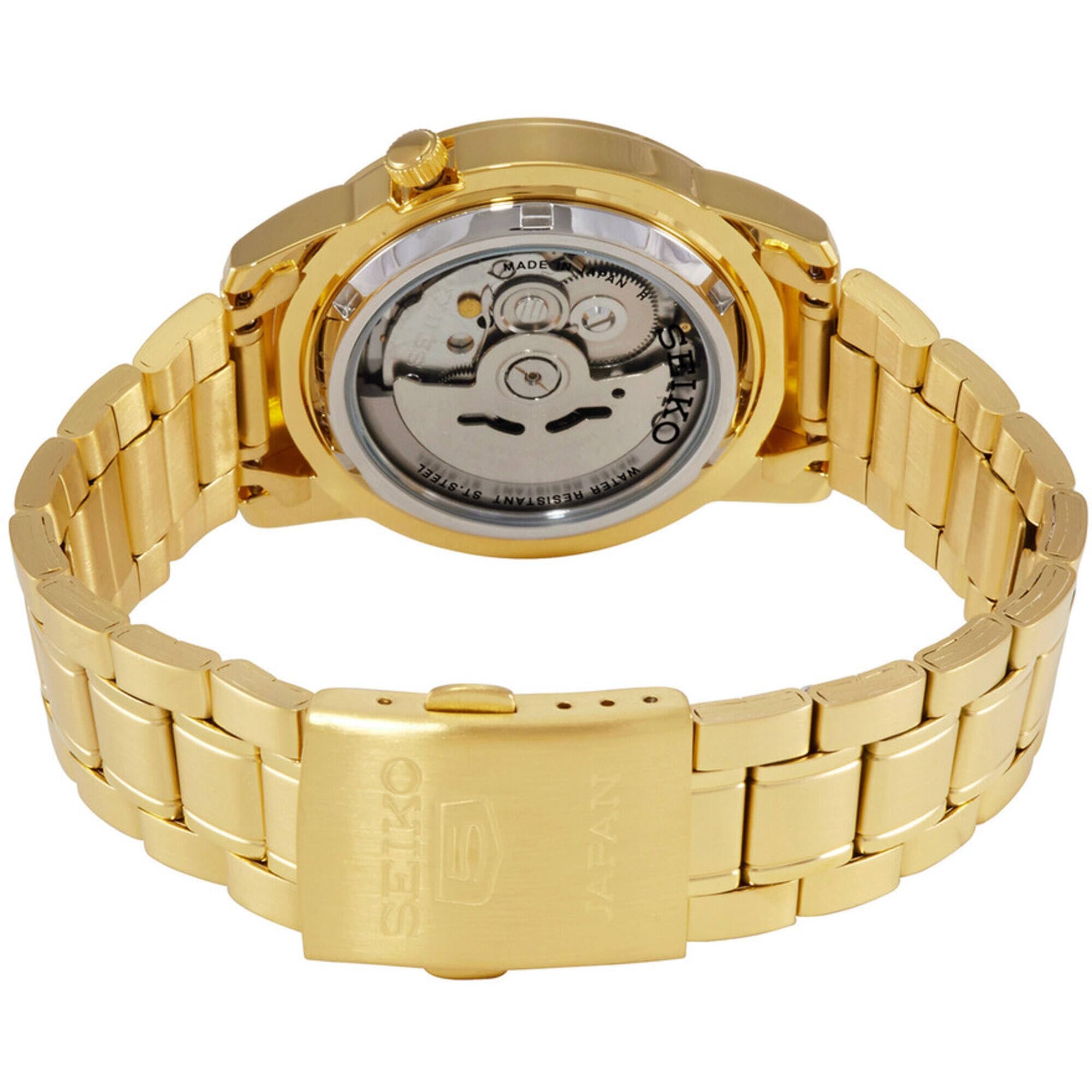 Seiko Men's Seiko 5 Automatic Watch with Analog Display and Stainless Steel Strap SNKE56J1