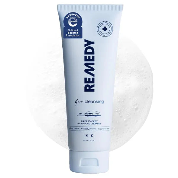 Remedy for Lightweight Cleansing | Gel-to-Foam Cleanser for Normal to Oily Skin | 0.5% Salicylic Acid, Ceramide NP, Niacinamide, Green Tea
