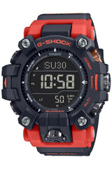 Casio Wristwatch, MUDMAN Radio Solar, Biomass Plastic -black &amp; orange