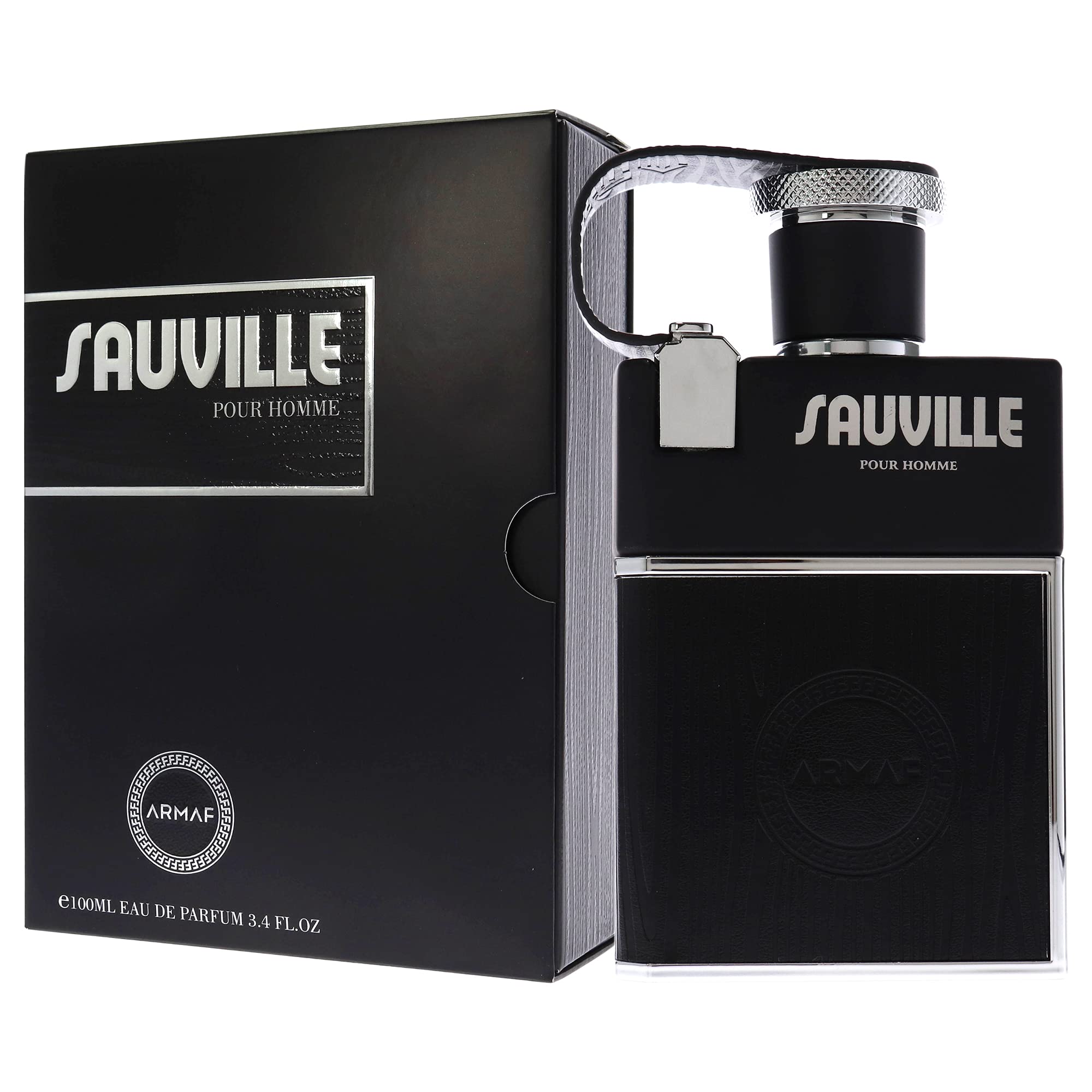 Armaf Sauville Pour Homme Eau De Parfum 100ML For Him - Perfume For Men - Black