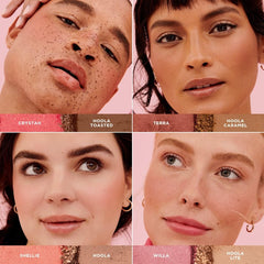 Benefit LIMITED EDITION Duo of Mini Matte Bronzer and Mini Blush (Hoola Lite Bronzer Plus Willa Blush) 4g (Pack of 1)