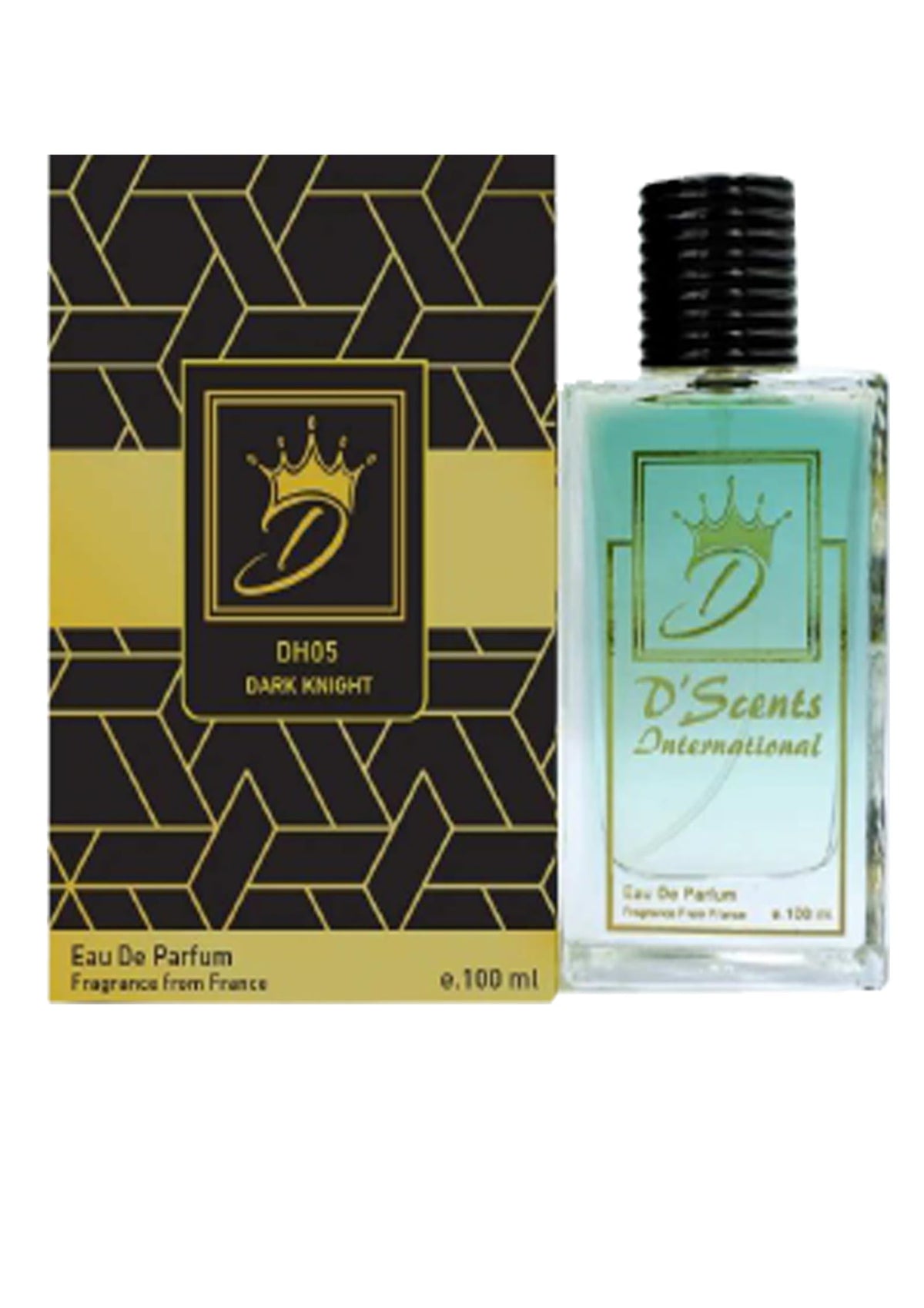 D' Scents International DH05 Black XS by perfume, Inspired Luxury Long Lasting Fragrance For Men, Eau de Parfum, 100ml