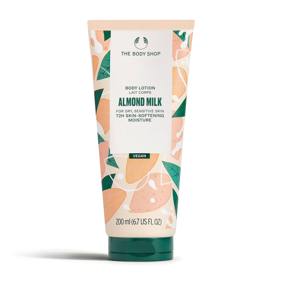 The Body Shop Almond Milk Creamy Body Lotion Hydrating & Moisturizing Skincare for Dry and Sensitive Skin, Hypoallergenic - 200ml