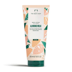 The Body Shop Almond Milk Creamy Body Lotion Hydrating & Moisturizing Skincare for Dry and Sensitive Skin, Hypoallergenic - 200ml