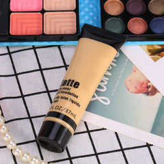 Full Coverage Liquid Foundation, Smoothing Makeup Base Concealer Foundation, Matte Wear Concealer Sun Block Cream, Minimizes Pores, Hides Wrinkles - Advanced Real Moisture Foundation (#5)
