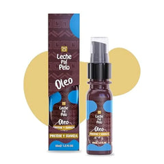 Leche Pal Pelo Curly and Wavy - Oleo Nourishing Hair and Scalp Oil for Wavy, Frizzy Hair - Restores Split Ends - 1.2 oz
