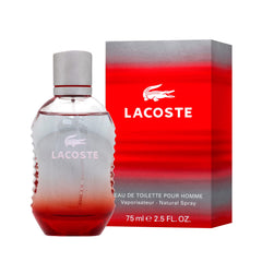LACOSTE Red Style In Play Eau de Toilette Spray for Men - 75 ml