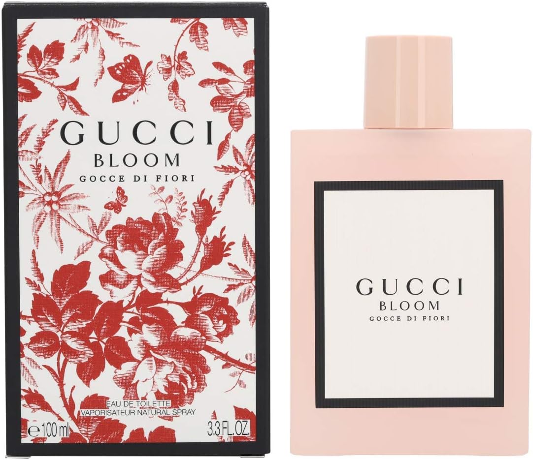 GUCCI Bloom Gocce Di Fiori Eau De Toilette Spray For Women, 3.3 oz./100 ml