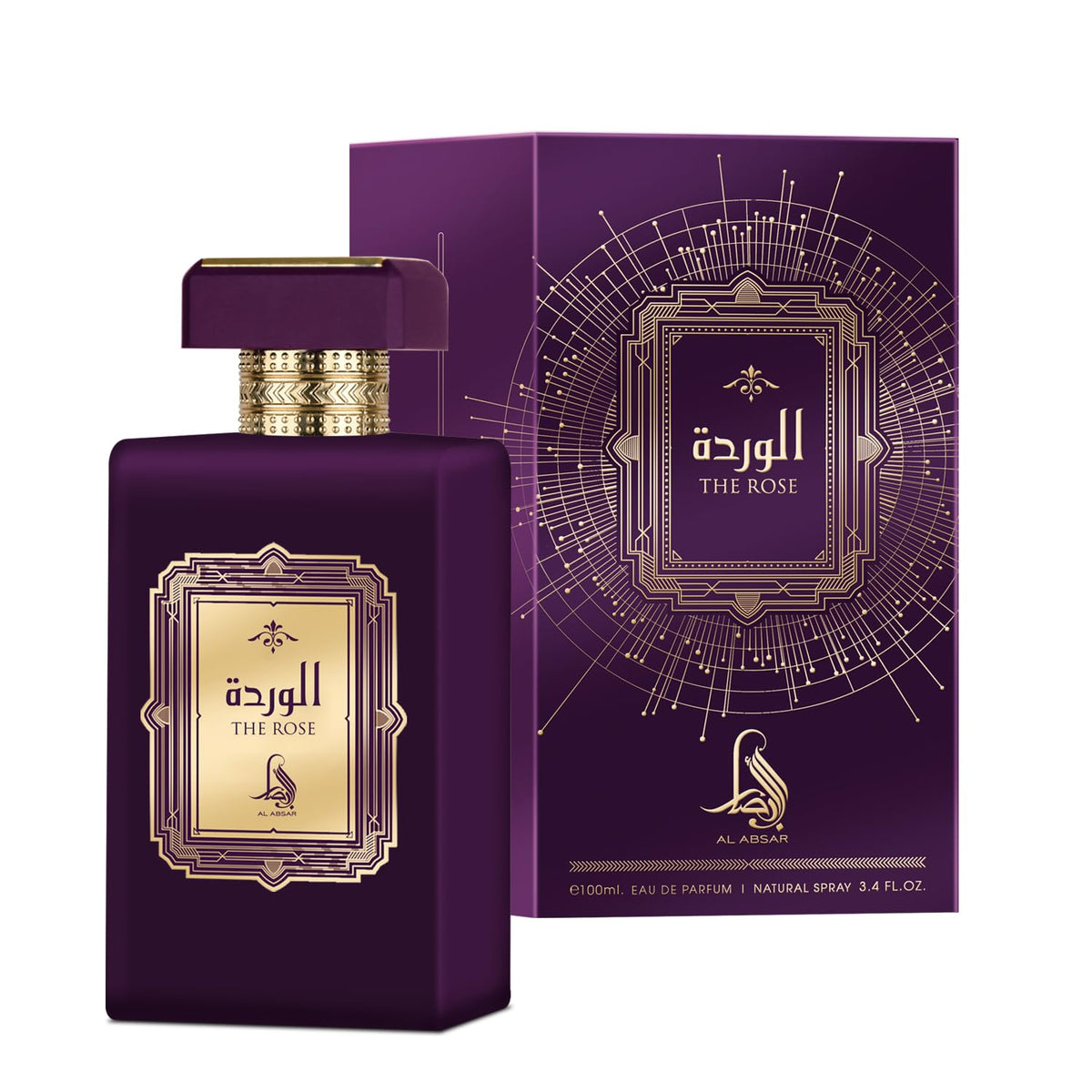 Al Absar The Rose 100ML - EDP - Luxurious Long-Lasting Fruity and Floral Perfume for Women - Premium Musky Scent