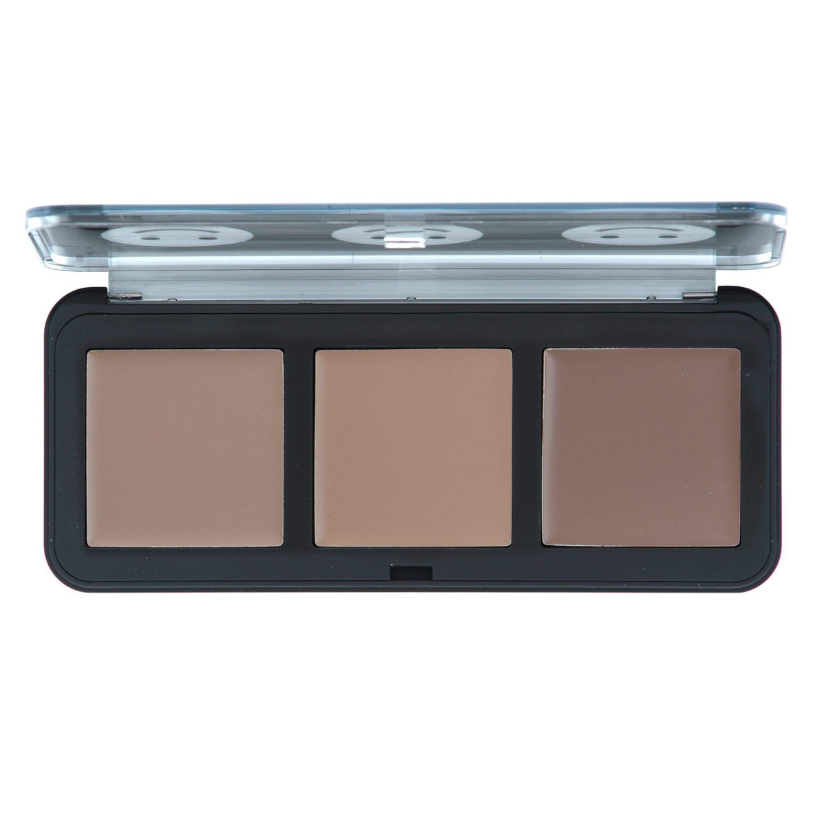 The Crème Shop Shape & Sculpt Cream Contour Palette. Also Works As Eyeshadow. Pigmented, Buildable Coverage. Made In Korea. -123 Smile, Light
