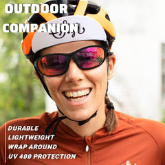 Joopin Polarized Sports Sunglasses for Men Women Driving Cycling Running Fishing Glasses UV400 Protection Wrap Around Shades Lenses
